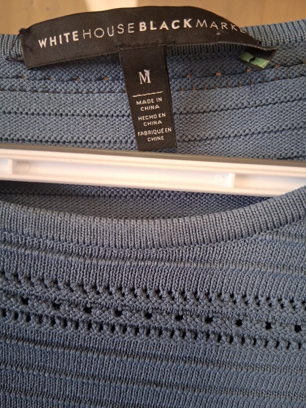 White House Black Market 3/4 butterfly sleeve sweater - Picture 2 of 2